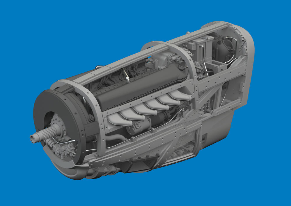 P-51D engine PRINT  EDUARD