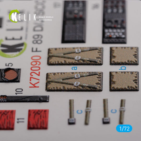F-89 D/J Scorpion interior 3D decals for Revell kit