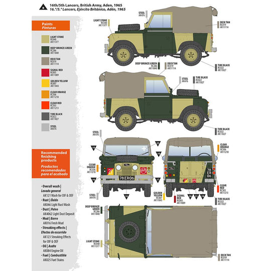 Land Rover 88 Series IIA Rover 8  1/35