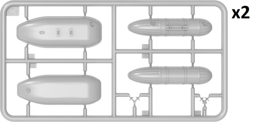 P-47M Thunderbolt. Dorsal Fin. Advanced Kit