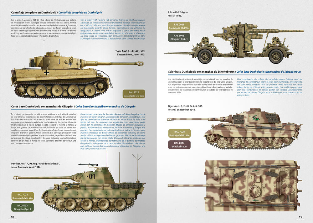 How to Paint Mid WWII German Tanks (FEB 1943 - SEP 1944) (English, Spanish)