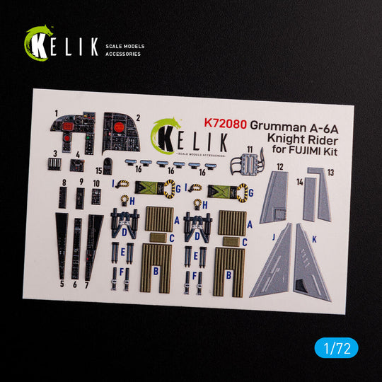 Grumman A-6A Knight Rider interior 3D decals for Fujimi kit