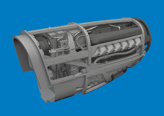 P-51D engine PRINT  EDUARD