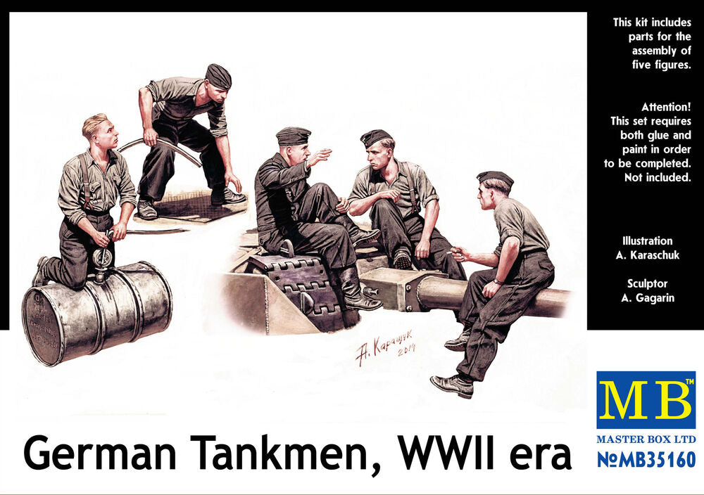 German tankmen, WWII era
