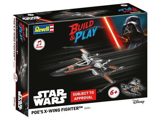Poe's X-Wing Fighter (w/Sound): Build & Play