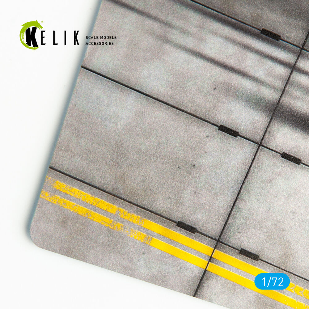 Concrete plates type 2 Base - Acrylic 3 mm (280 x 180 mm) (170 g)