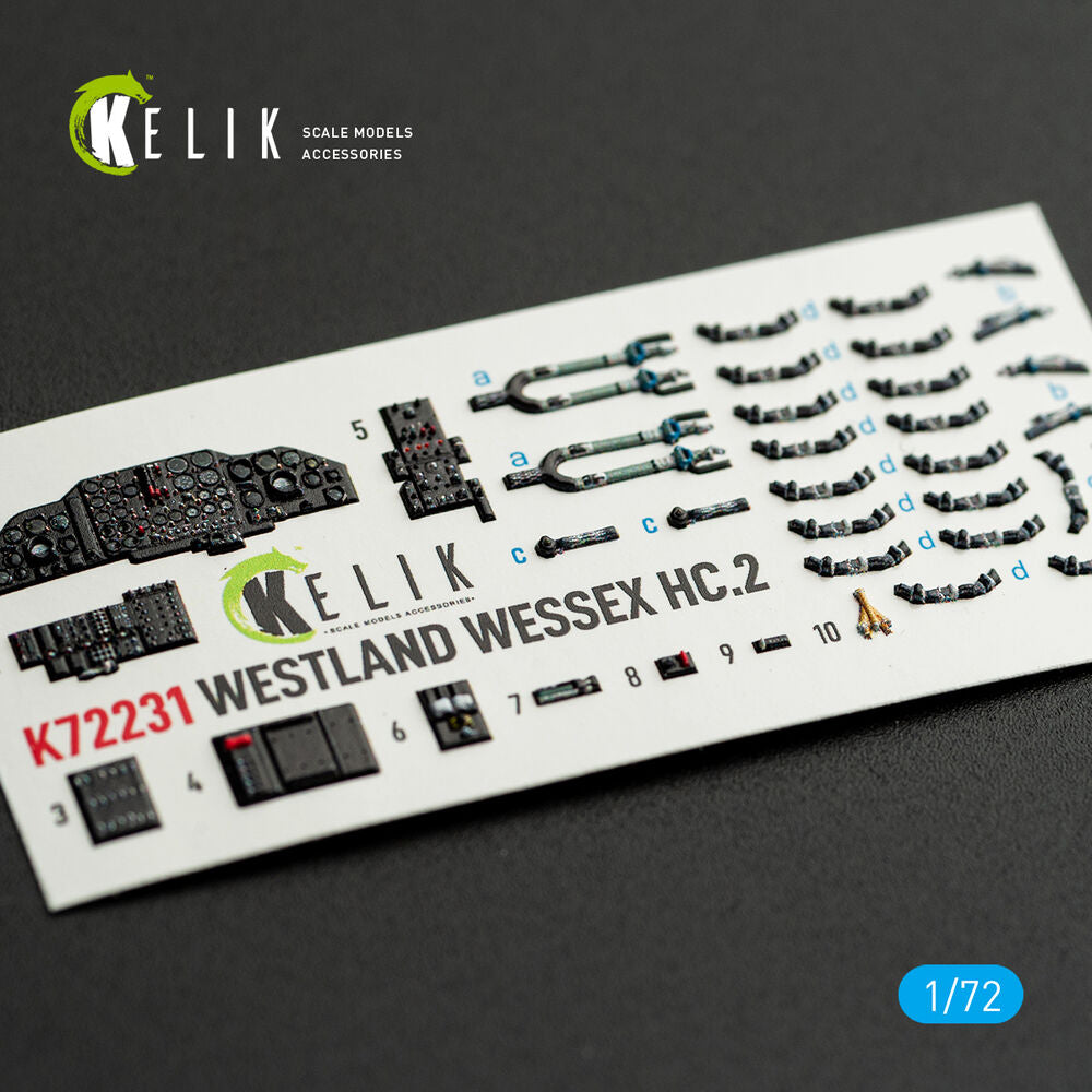 WESTLAND WESSEX HC.2 - interior 3D decals for AirFix kit