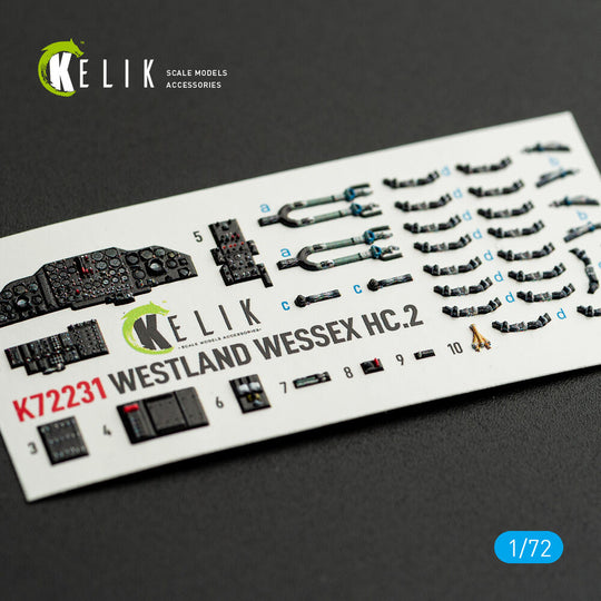 WESTLAND WESSEX HC.2 - interior 3D decals for AirFix kit