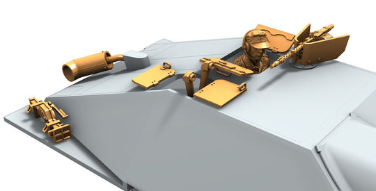 Hetzer Exterior Detail Set for Vespid Model