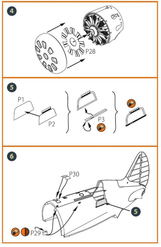 I-16 type 5 EXTERIOR PE parts for CP kits