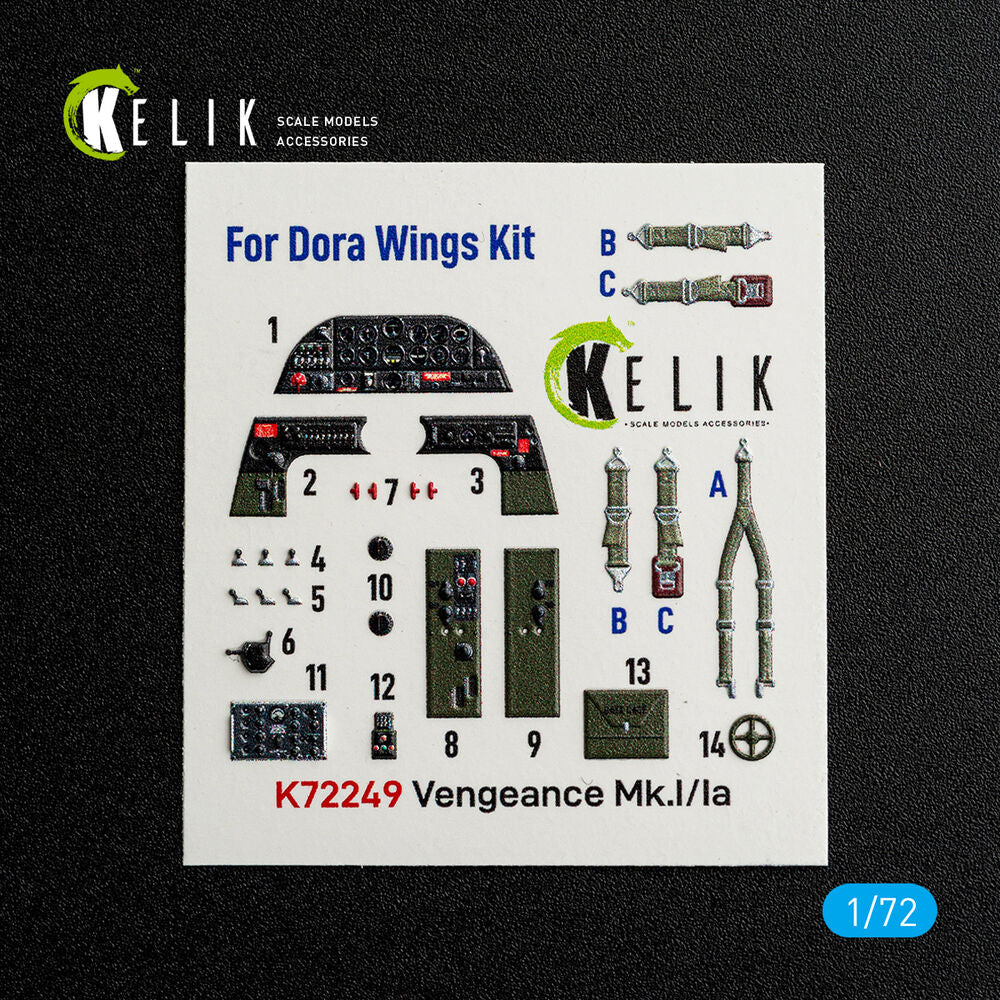 Vengeance Mk.I/Ia - interior 3D decals for Dora Wings