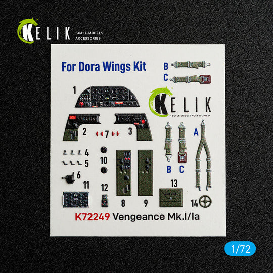 Vengeance Mk.I/Ia - interior 3D decals for Dora Wings