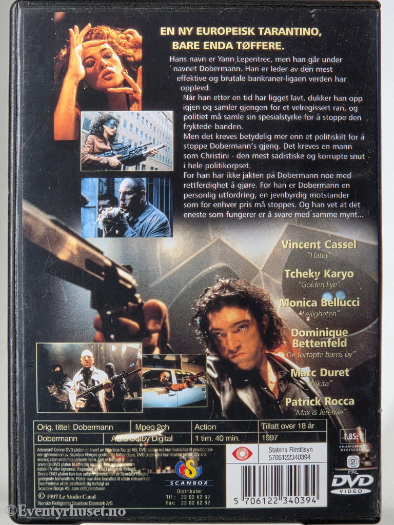 Dobermann (1997). DVD.
