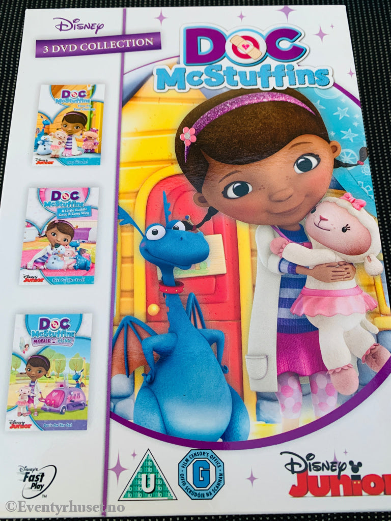 Doc McStuffins 3 DVD Collection (2012). DVD samleboks.