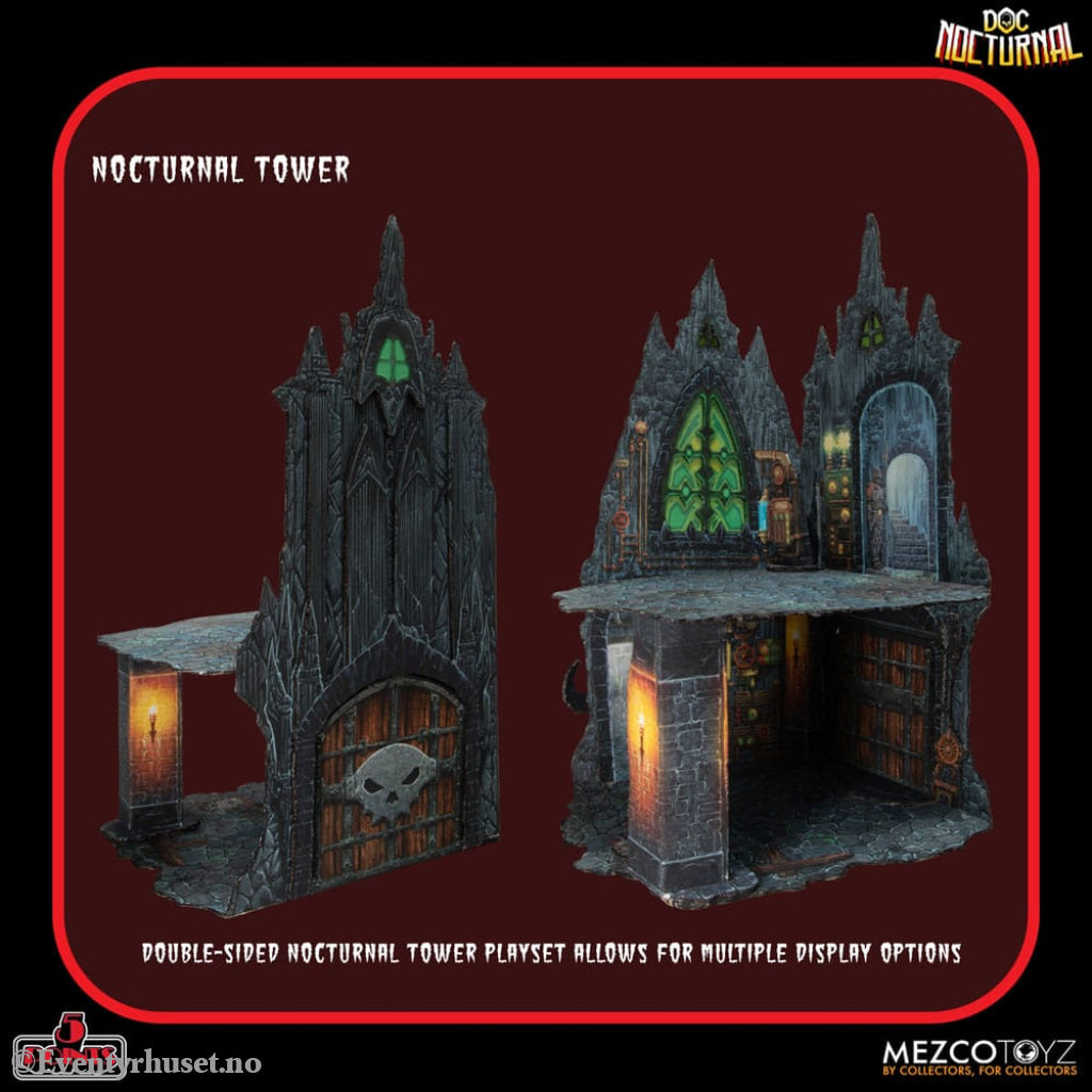 Doc Nocturnal 5 Points Action Figures Nocturnal Tower Playset 9 cm Toys