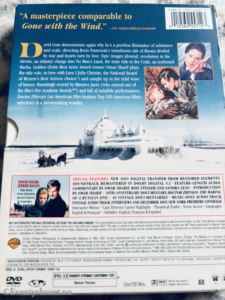 Doctor Zhivago. DVD.