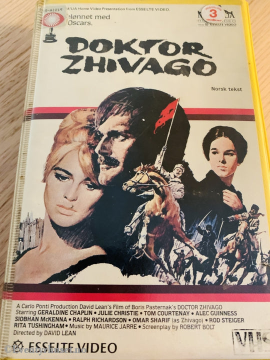 Doktor Zhivago. 1965/1980. Vhs Big Box. Dobbeltkassett.