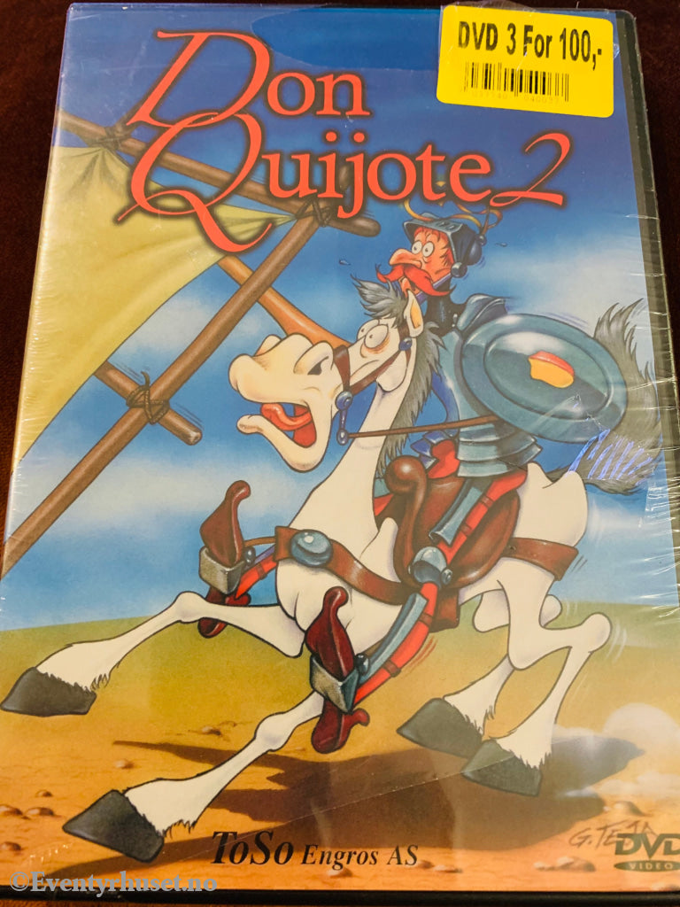 Don Quijote 2. 1997. Dvd. Ny I Plast! Dvd