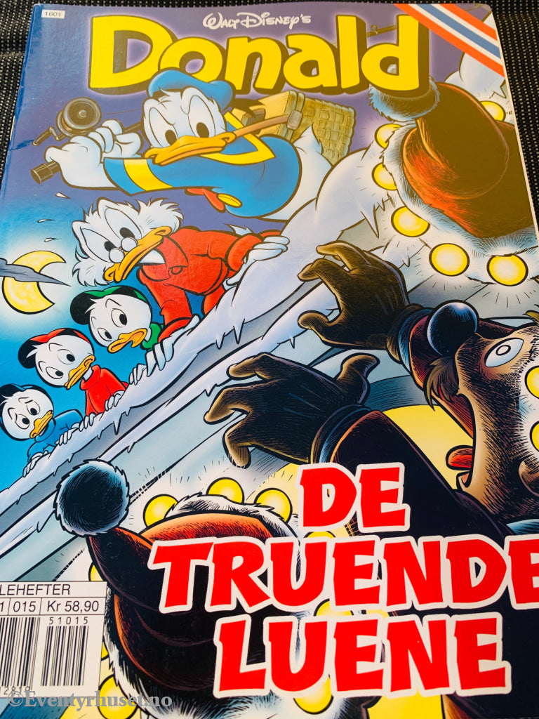 Donald De truende luene Julen 2015. Tegneseriealbum.