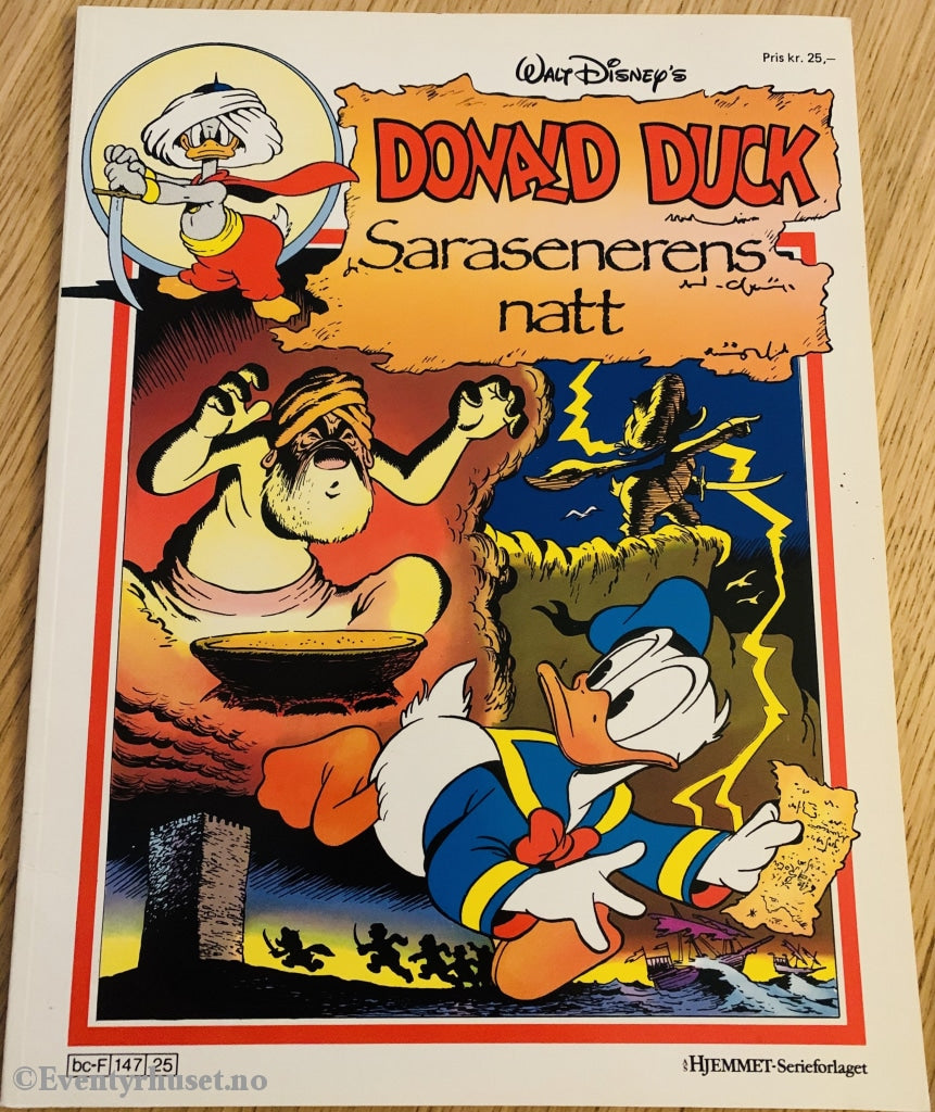 Donald Duck Album Sarasenerens Natt 1986. Tegneseriealbum