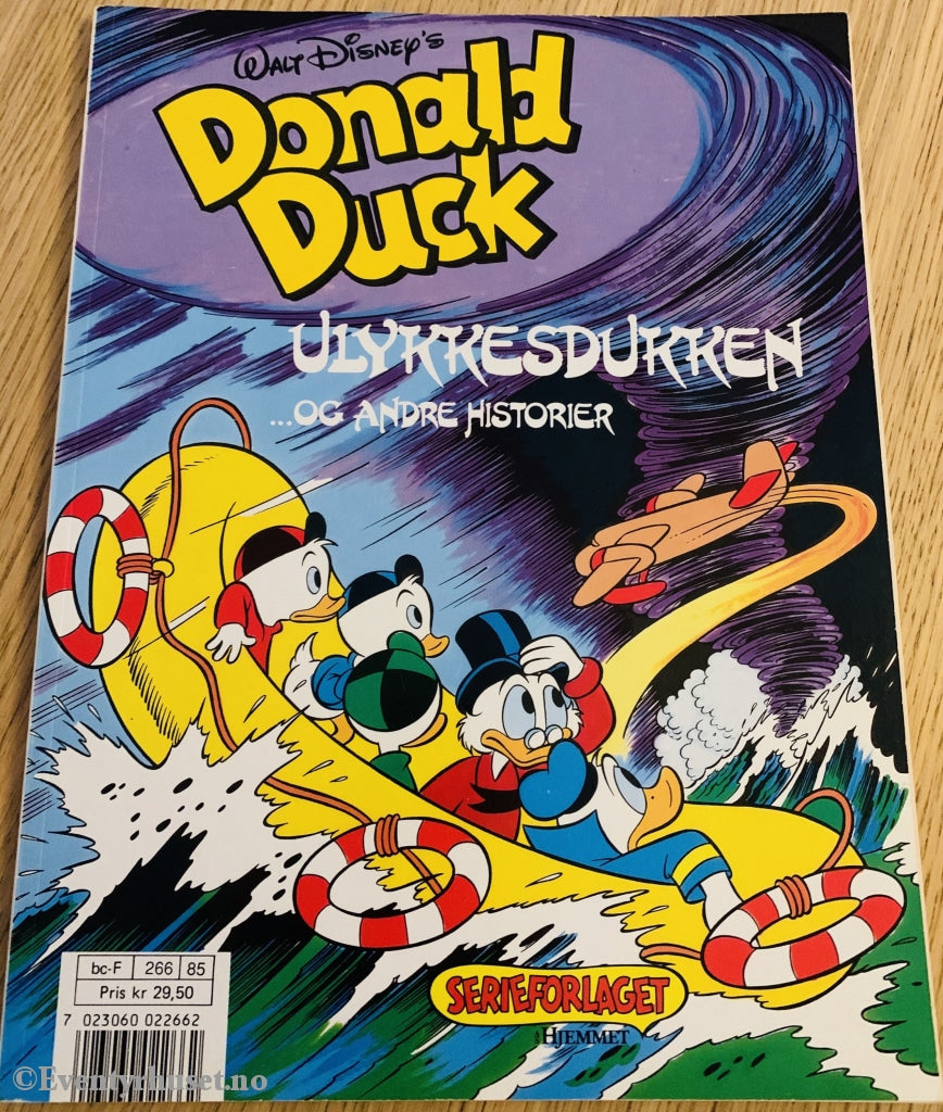 Donald Duck Album Ulykkesdukken 1990. Tegneseriealbum