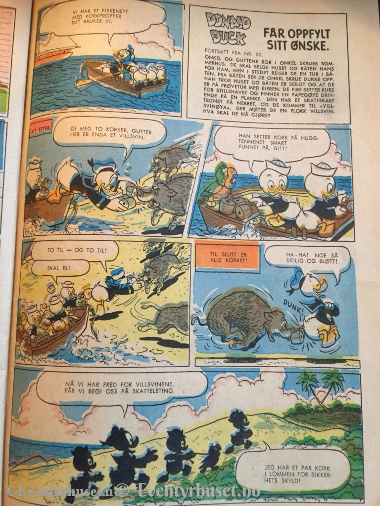 Donald Duck & Co. 1957/21. Fair. Tegneserieblad