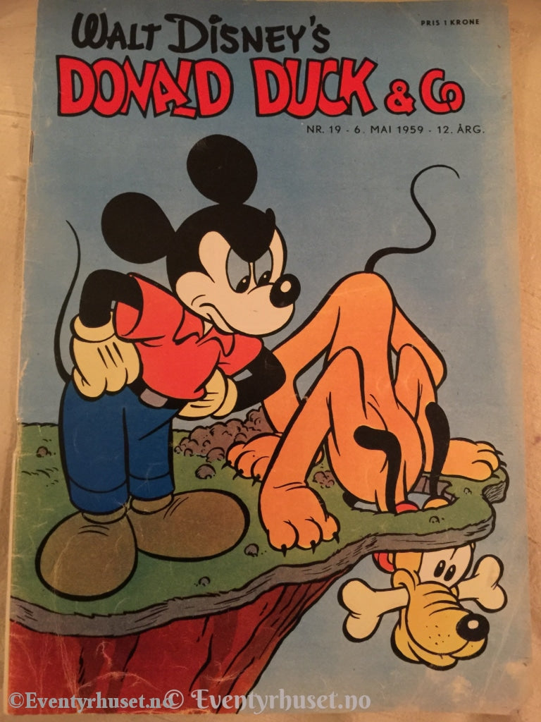 Donald Duck & Co. 1959/19. Vg Tegneserieblad