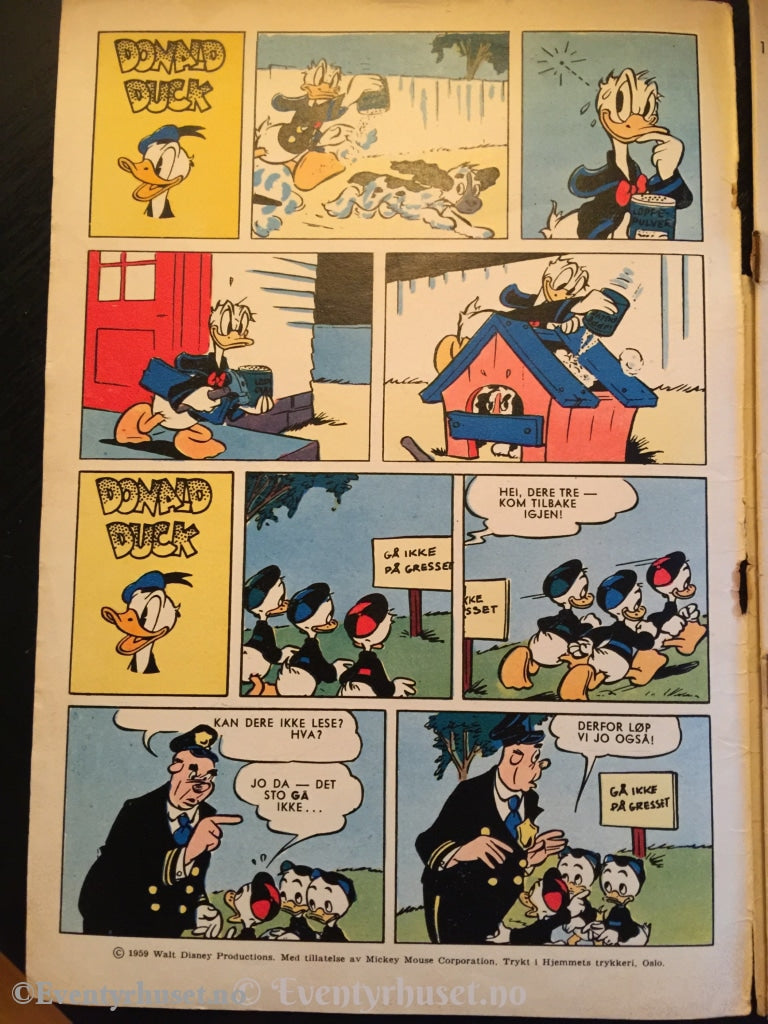Donald Duck & Co. 1959/35. Fair. Tegneserieblad
