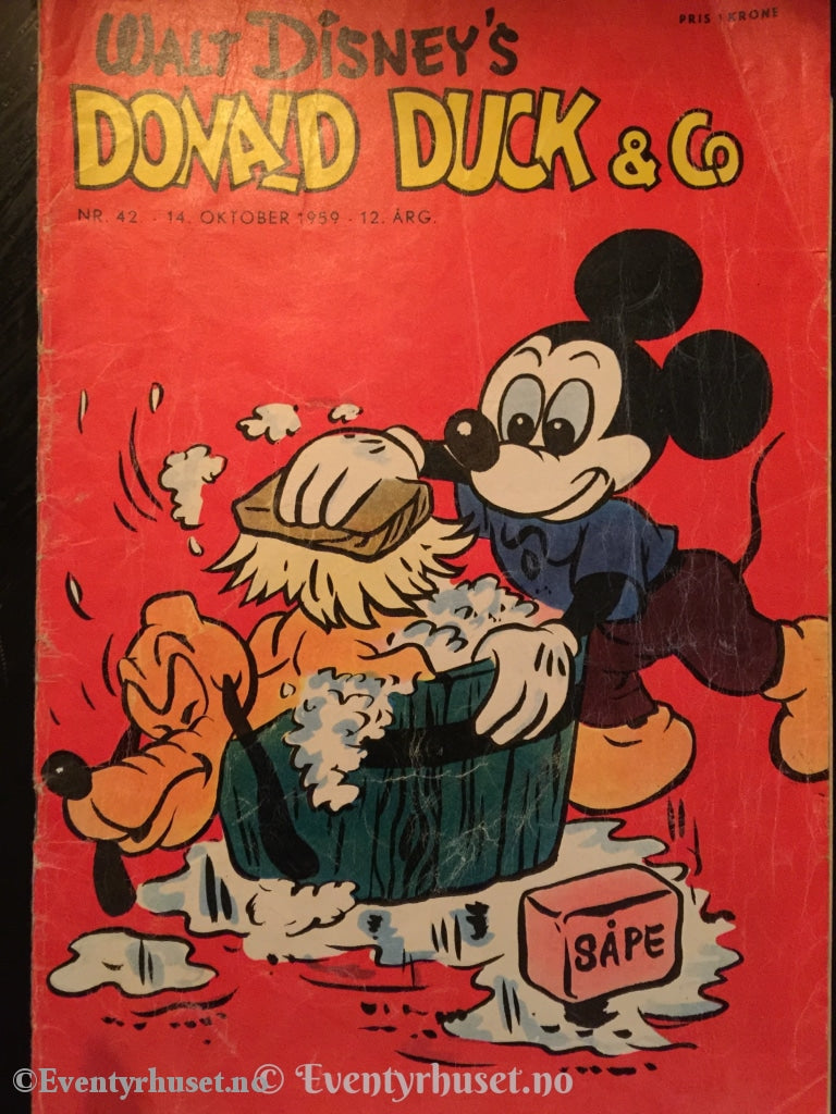 Donald Duck & Co. 1959/42. Gd. Tegneserieblad