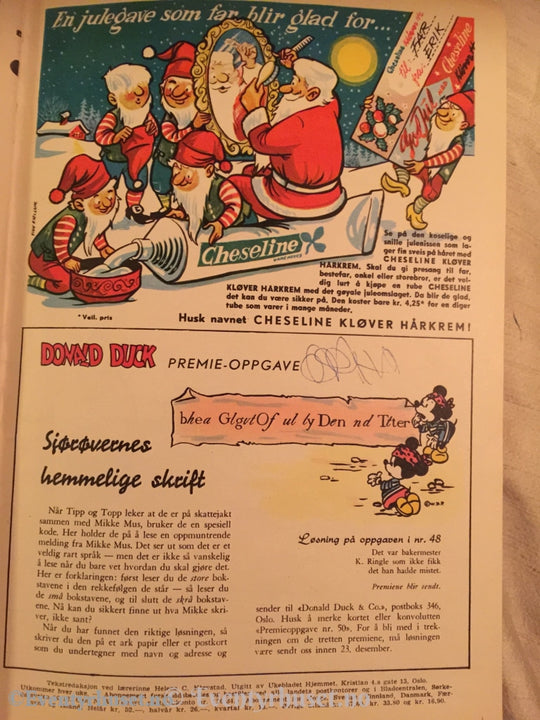 Donald Duck & Co. 1959/50. Vg Tegneserieblad