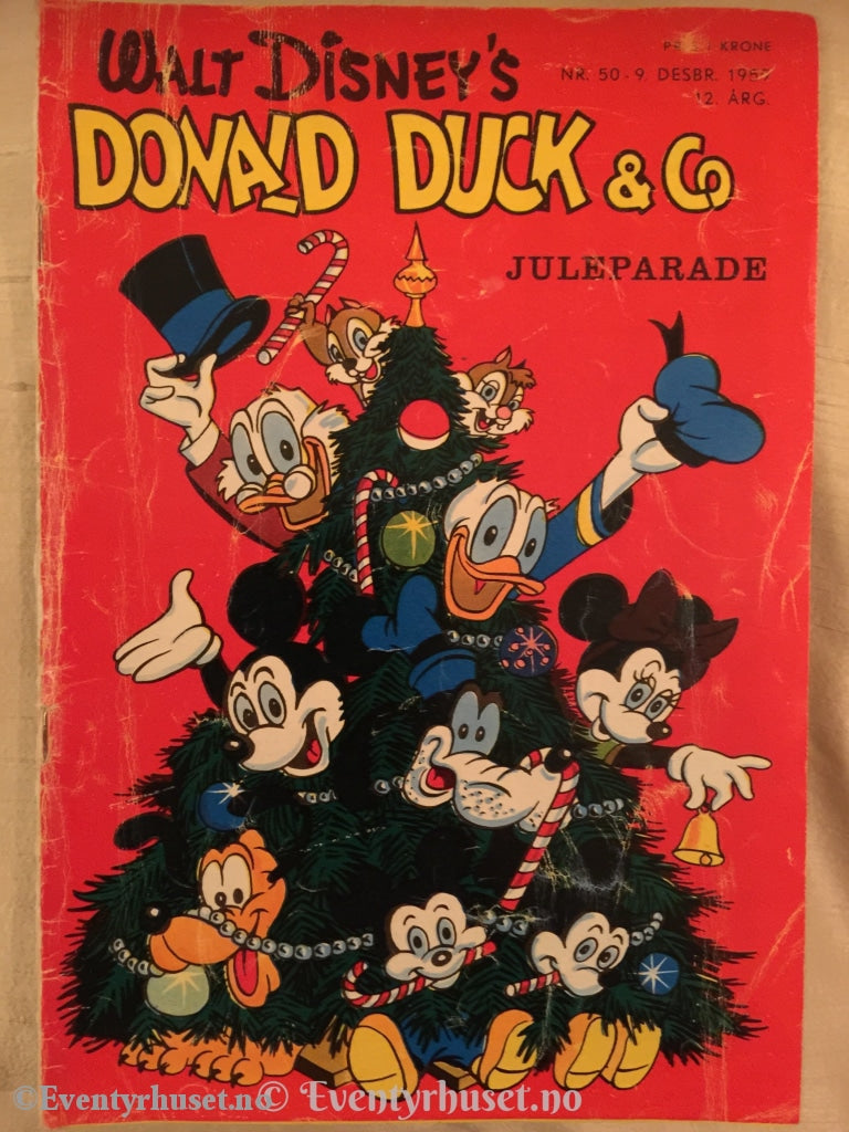 Donald Duck & Co. 1959/50. Vg Tegneserieblad