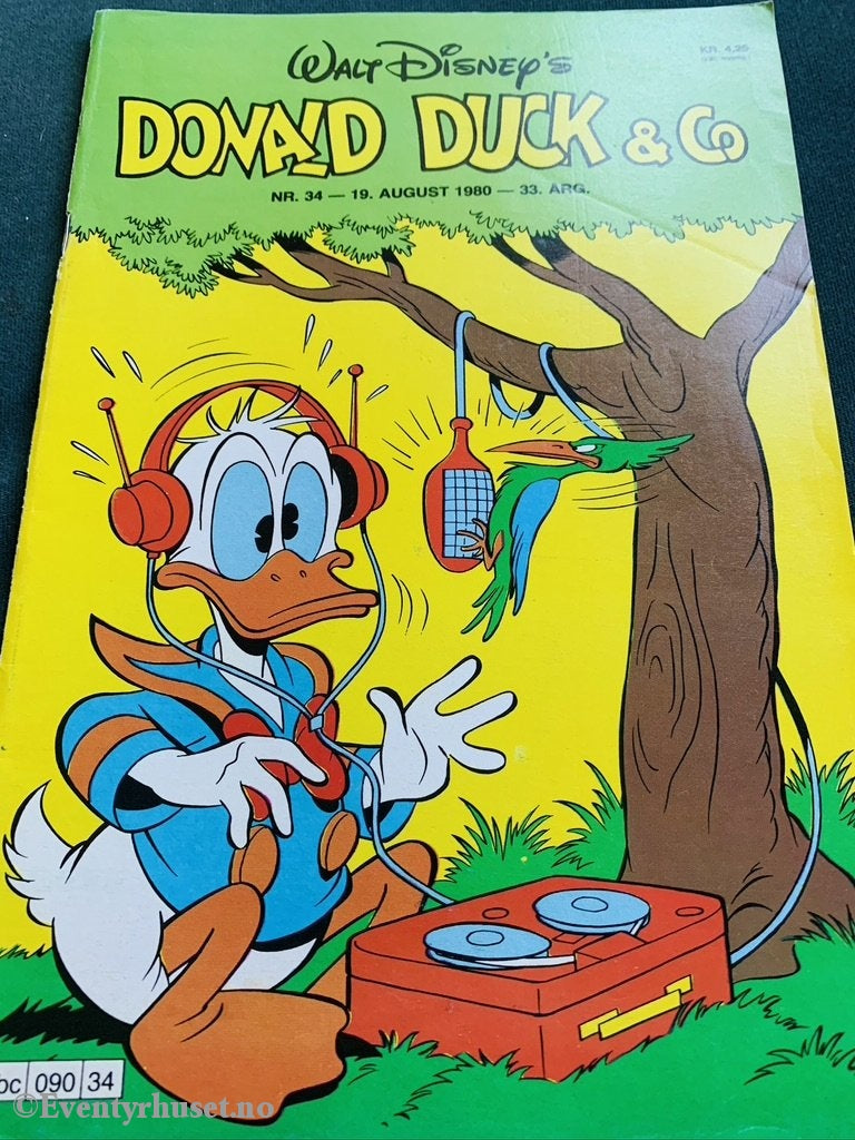 Donald Duck & Co. 1980/34. Tegneserieblad