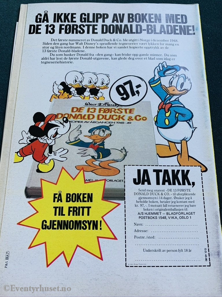 Donald Duck & Co. 1980/43. Tegneserieblad