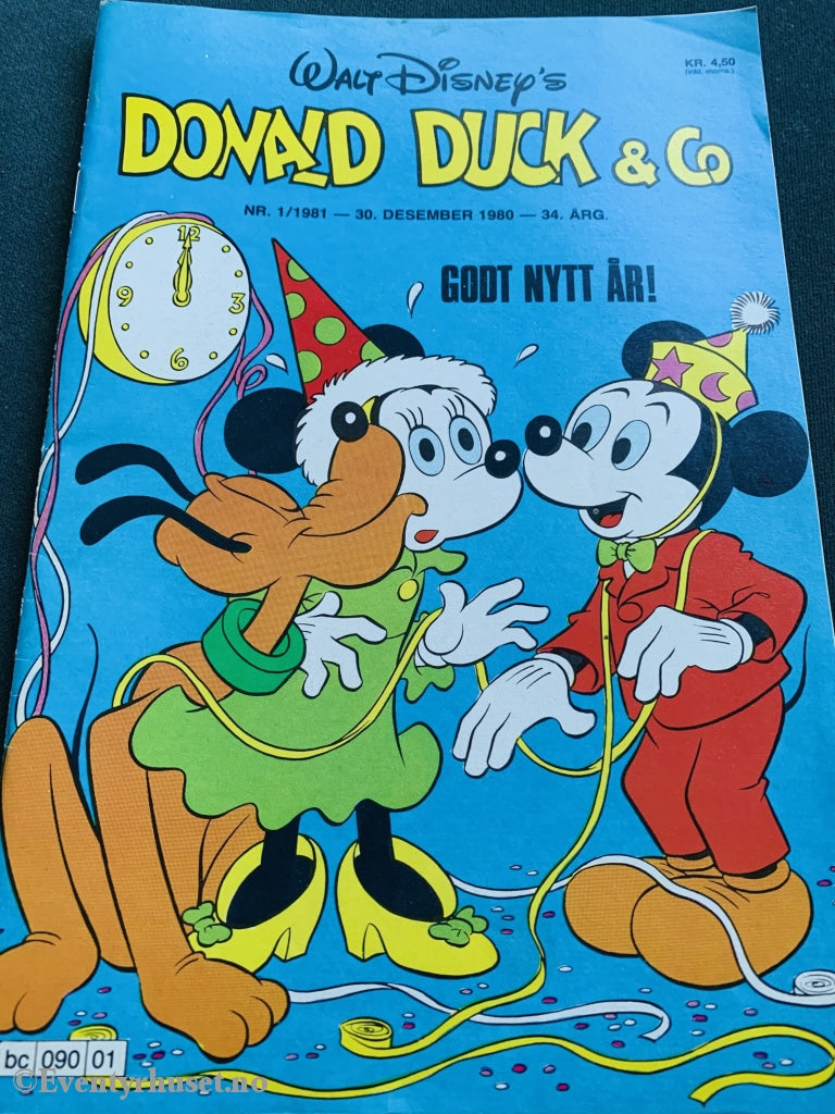 Donald Duck & Co. 1981/01. Tegneserieblad