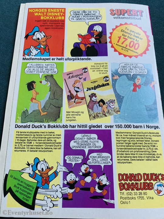 Donald Duck & Co. 1981/08. Tegneserieblad