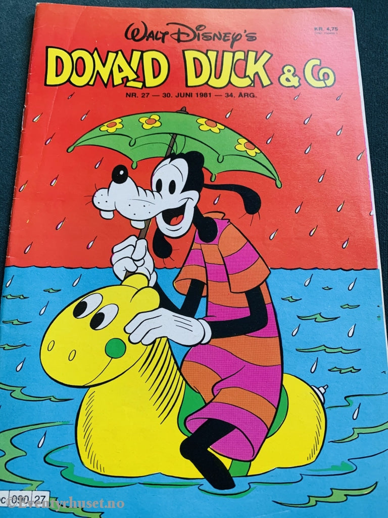 Donald Duck & Co. 1981/27. Tegneserieblad