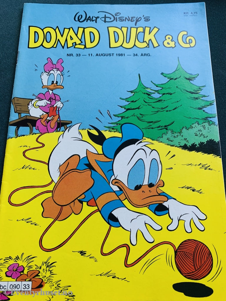 Donald Duck & Co. 1981/33. Tegneserieblad
