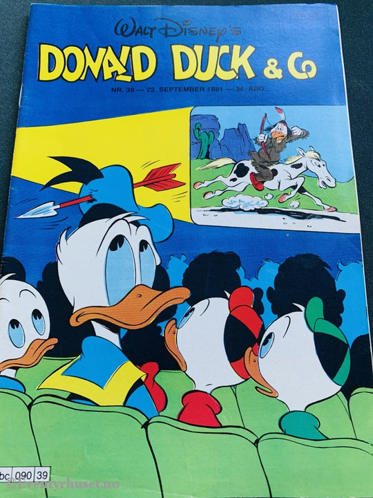 Donald Duck & Co. 1981/39. Tegneserieblad