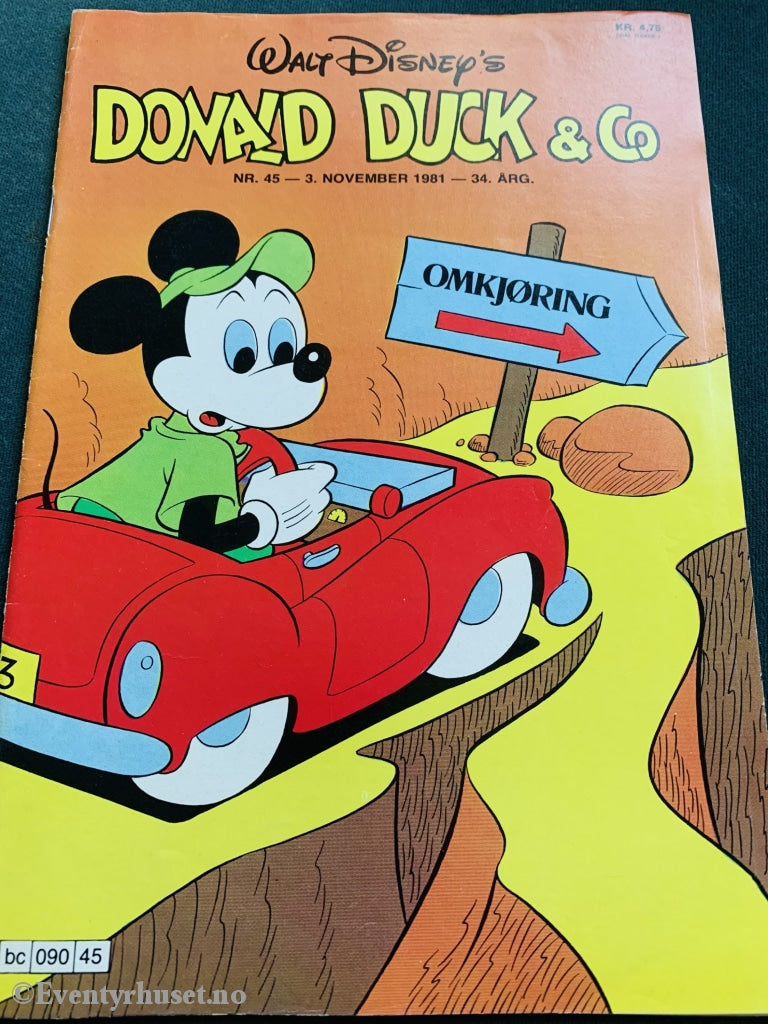 Donald Duck & Co. 1981/45. Tegneserieblad
