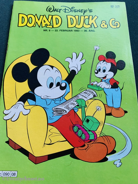 Donald Duck & Co. 1983/08. Tegneserieblad