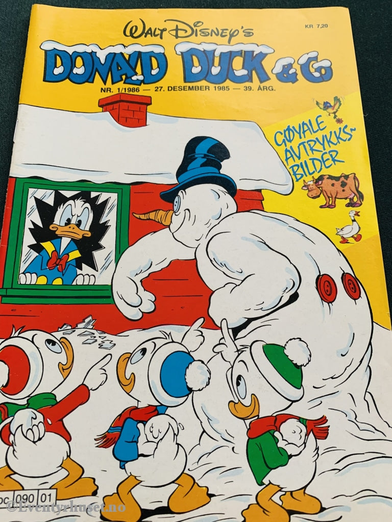 Donald Duck & Co. 1986/01. Tegneserieblad