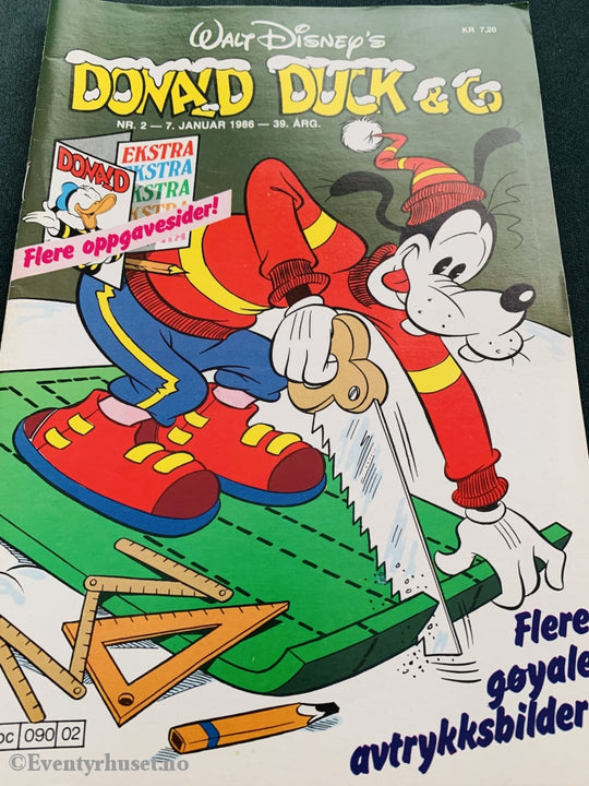Donald Duck & Co. 1986/02. Tegneserieblad