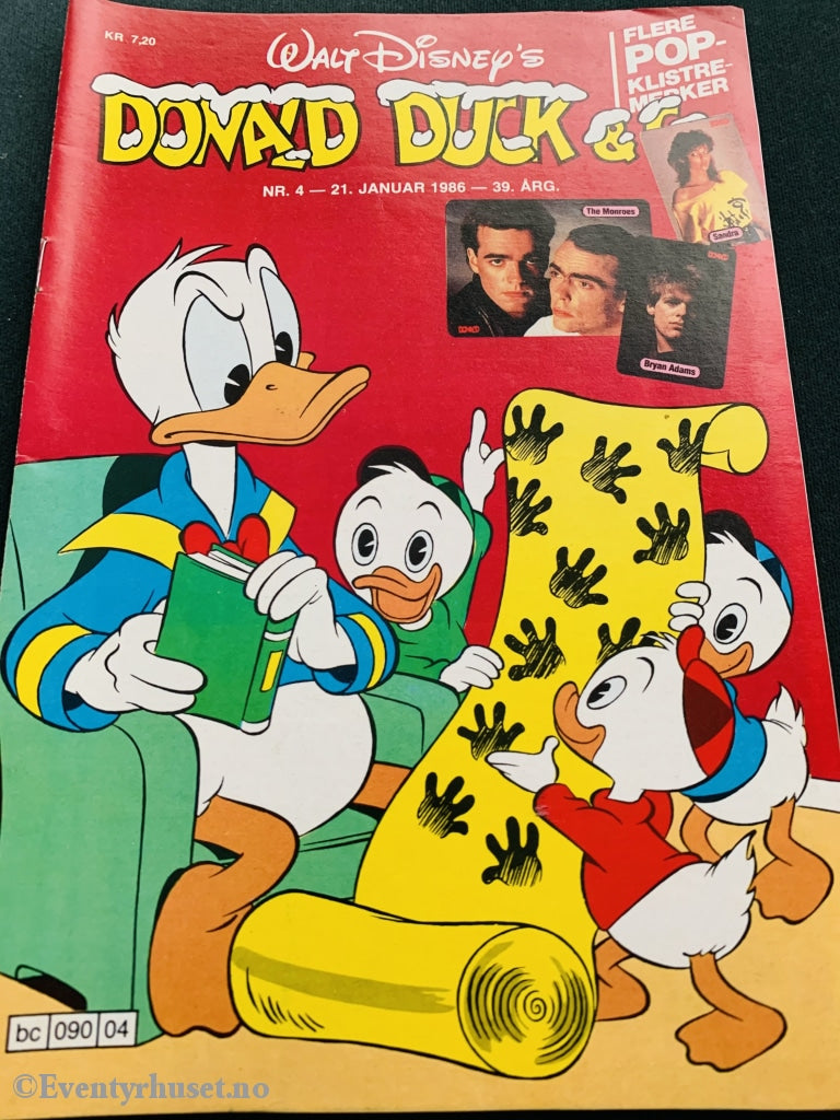 Donald Duck & Co. 1986/04. Tegneserieblad