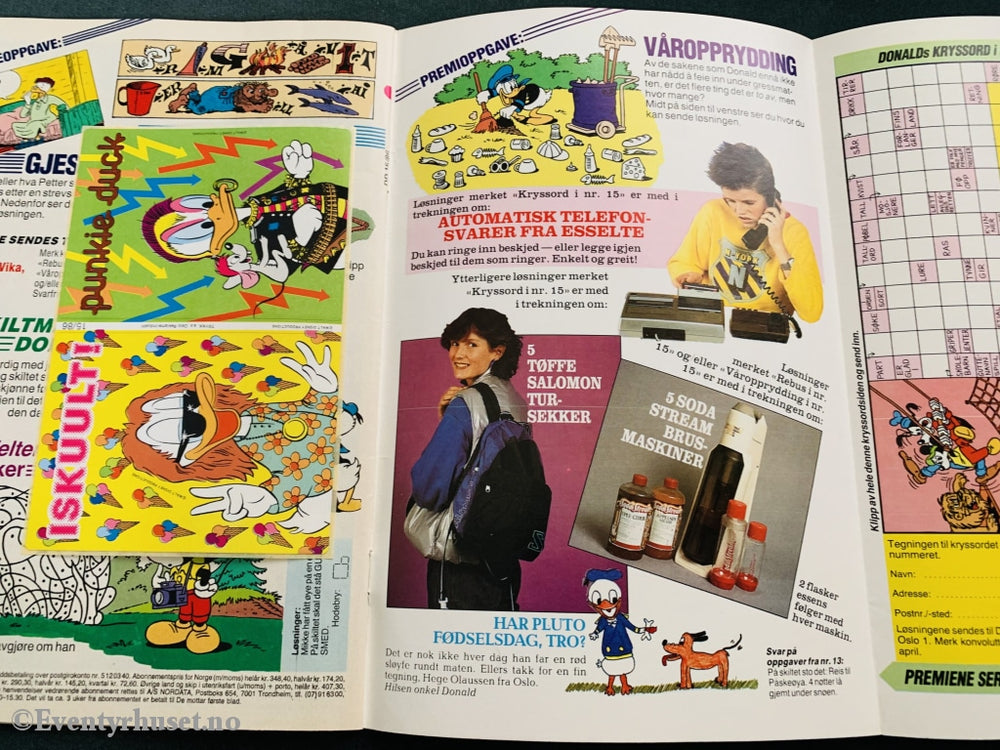 Donald Duck & Co. 1986/15. Tegneserieblad