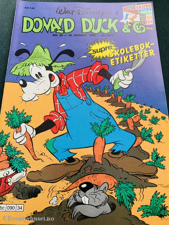 Donald Duck & Co. 1986/34. Tegneserieblad