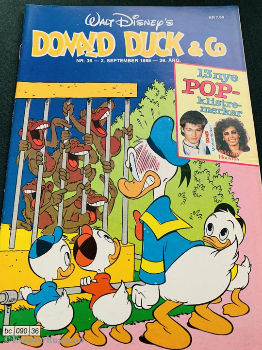 Donald Duck & Co. 1986/36. Tegneserieblad