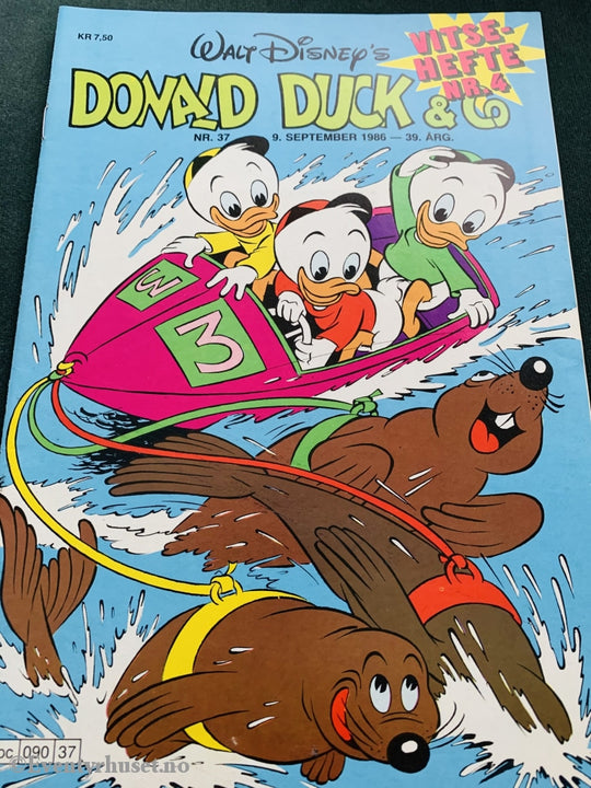 Donald Duck & Co. 1986/37. Tegneserieblad
