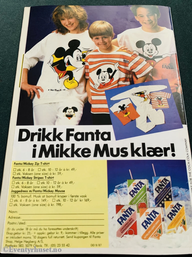 Donald Duck & Co. 1987/09. Tegneserieblad