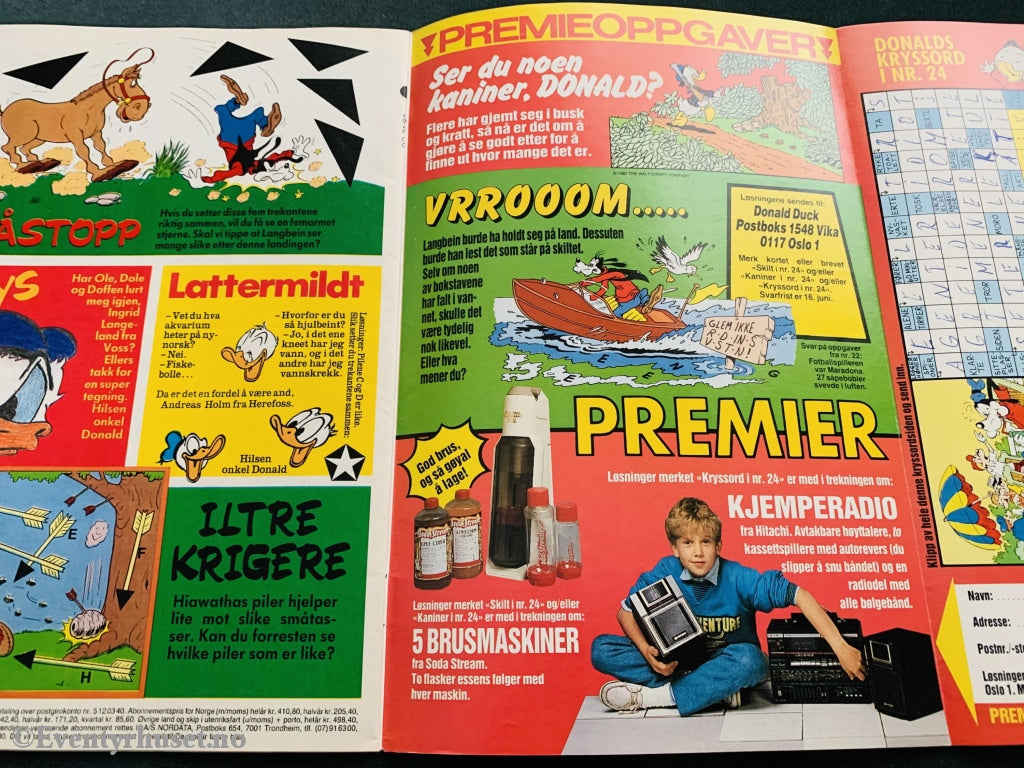 Donald Duck & Co. 1987/24. Tegneserieblad