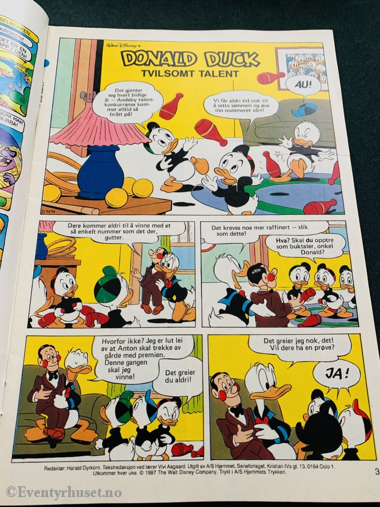 Donald Duck & Co. 1987/33. Tegneserieblad